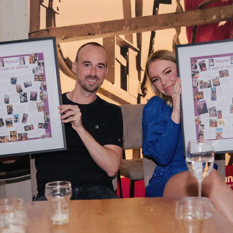 Michelle en Freek vieren hun jubilea bij BaanBereik!