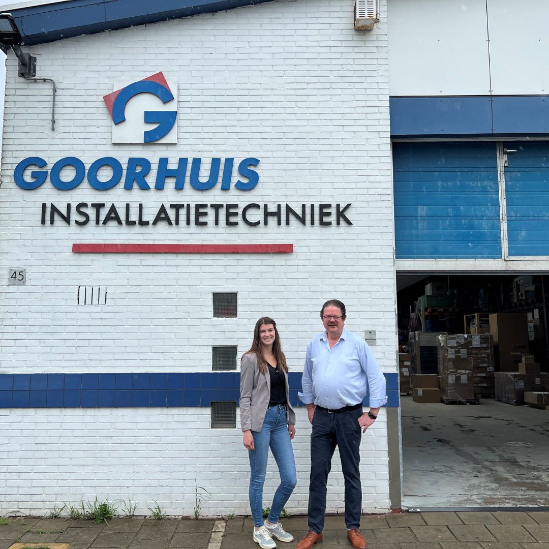 Ontdek het verhaal van Nadia en Frank van Goorhuis Installatietechniek in onze glossy